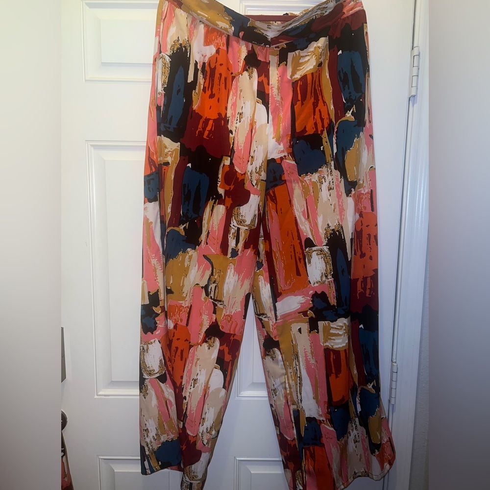 Colorful 2-piece Abstract Print Set - Picture 4 of 4